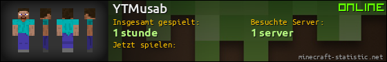Benutzerleisten 560x90 für YTMusab