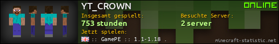 Benutzerleisten 560x90 für YT_CROWN