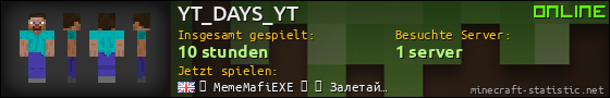 Benutzerleisten 560x90 für YT_DAYS_YT