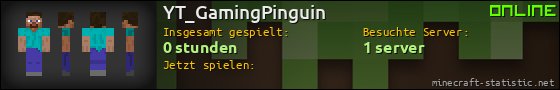 Benutzerleisten 560x90 für YT_GamingPinguin