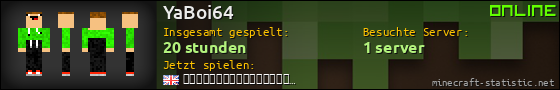 Benutzerleisten 560x90 für YaBoi64