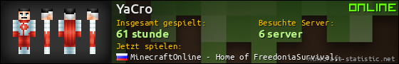 Benutzerleisten 560x90 für YaCro
