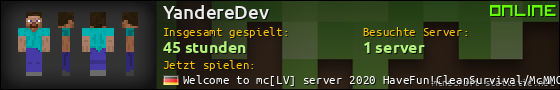 Benutzerleisten 560x90 für YandereDev