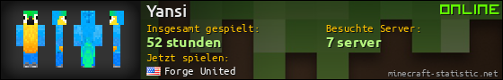 Benutzerleisten 560x90 für Yansi