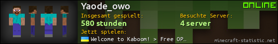 Benutzerleisten 560x90 für Yaode_owo