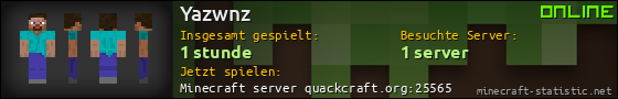 Benutzerleisten 560x90 für Yazwnz