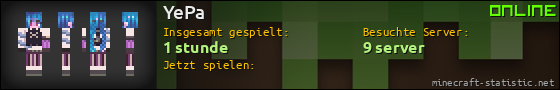 Benutzerleisten 560x90 für YePa