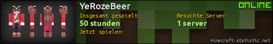 Benutzerleisten 560x90 für YeRozeBeer