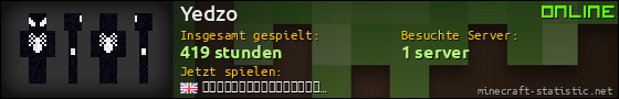 Benutzerleisten 560x90 für Yedzo