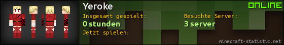 Benutzerleisten 560x90 für Yeroke
