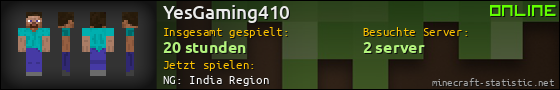 Benutzerleisten 560x90 für YesGaming410