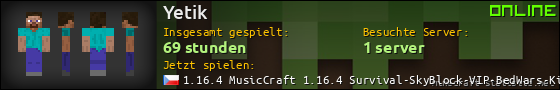 Benutzerleisten 560x90 für Yetik