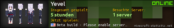 Benutzerleisten 560x90 für Yevel
