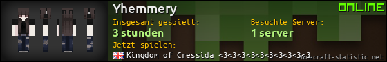 Benutzerleisten 560x90 für Yhemmery