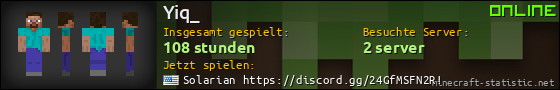 Benutzerleisten 560x90 für Yiq_