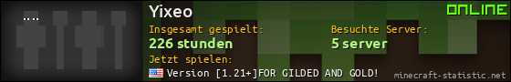 Benutzerleisten 560x90 für Yixeo