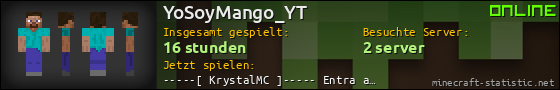 Benutzerleisten 560x90 für YoSoyMango_YT