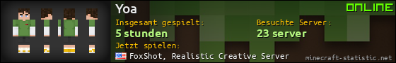 Benutzerleisten 560x90 für Yoa