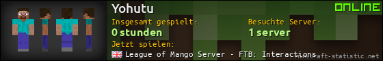 Benutzerleisten 560x90 für Yohutu