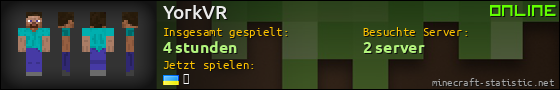 Benutzerleisten 560x90 für YorkVR