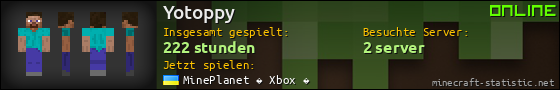 Benutzerleisten 560x90 für Yotoppy