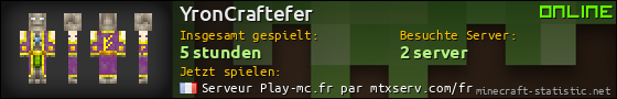 Benutzerleisten 560x90 für YronCraftefer