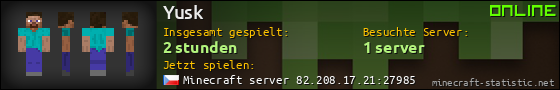 Benutzerleisten 560x90 für Yusk