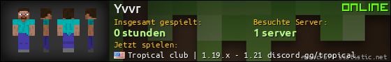 Benutzerleisten 560x90 für Yvvr