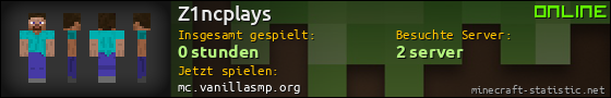 Benutzerleisten 560x90 für Z1ncplays