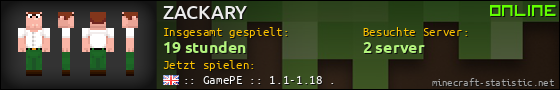 Benutzerleisten 560x90 für ZACKARY