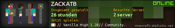 Benutzerleisten 560x90 für ZACKATB