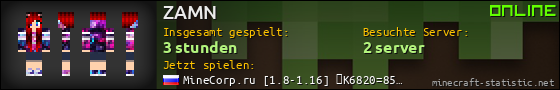 Benutzerleisten 560x90 für ZAMN