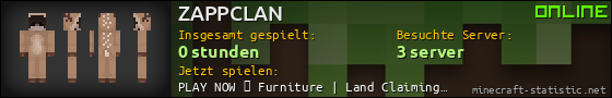 Benutzerleisten 560x90 für ZAPPCLAN