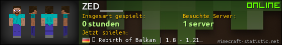 Benutzerleisten 560x90 für ZED_____