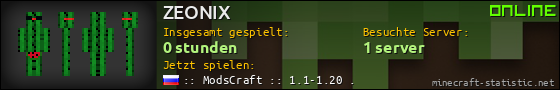 Benutzerleisten 560x90 für ZEONIX