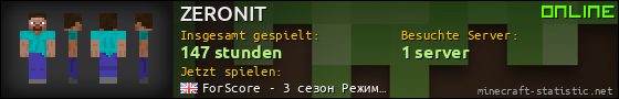 Benutzerleisten 560x90 für ZERONIT