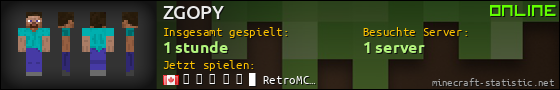 Benutzerleisten 560x90 für ZGOPY