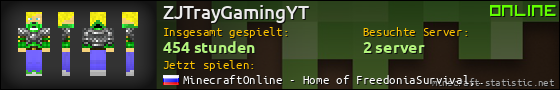 Benutzerleisten 560x90 für ZJTrayGamingYT