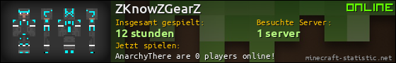 Benutzerleisten 560x90 für ZKnowZGearZ