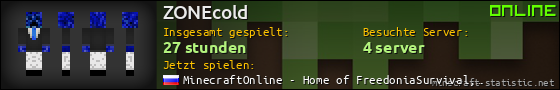Benutzerleisten 560x90 für ZONEcold