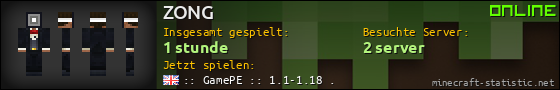 Benutzerleisten 560x90 für ZONG