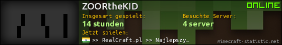 Benutzerleisten 560x90 für ZOORtheKID