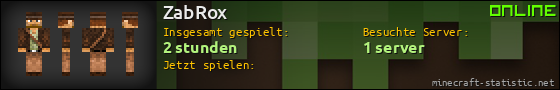 Benutzerleisten 560x90 für ZabRox