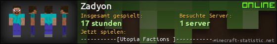 Benutzerleisten 560x90 für Zadyon