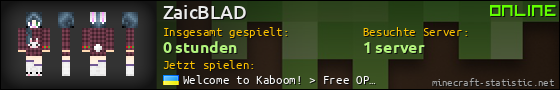 Benutzerleisten 560x90 für ZaicBLAD