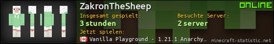 Benutzerleisten 560x90 für ZakronTheSheep