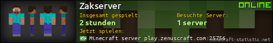 Benutzerleisten 560x90 für Zakserver