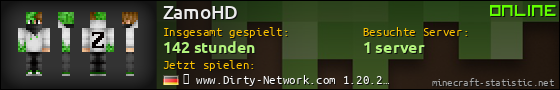 Benutzerleisten 560x90 für ZamoHD