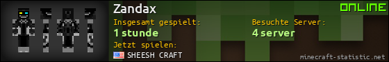 Benutzerleisten 560x90 für Zandax