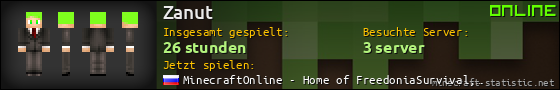 Benutzerleisten 560x90 für Zanut